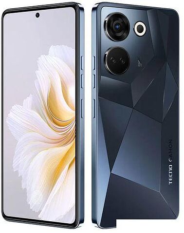 Смартфон Tecno Camon 20 8GB/256GB (предрассветный черный)