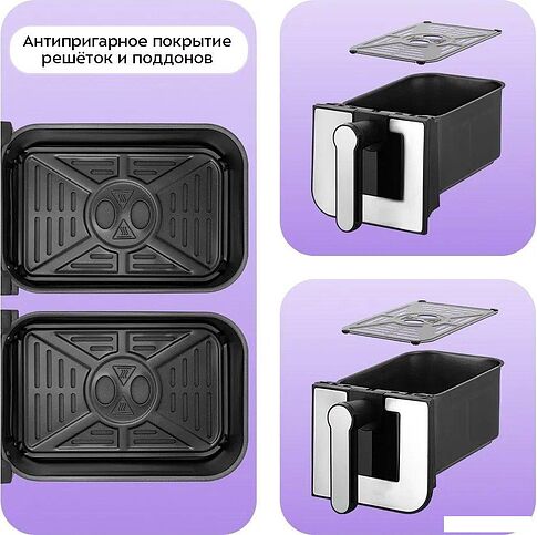 Аэрогриль (аэрофритюрница) Kitfort KT-2273