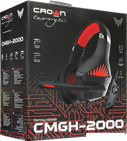 Наушники CrownMicro CMGH-2000
