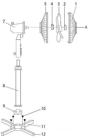 Вентилятор CENTEK CT-5015 (черный)