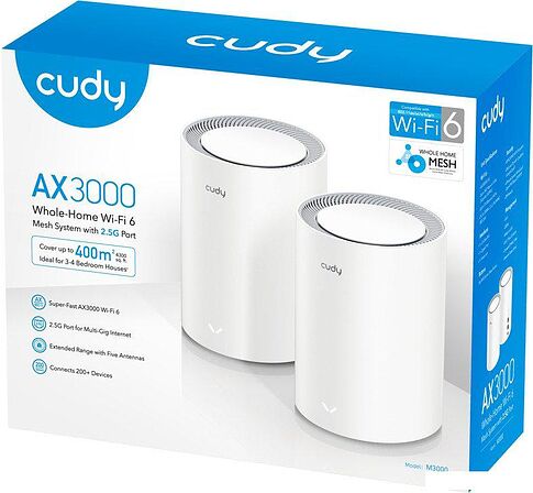 Wi-Fi система Cudy M3000 2.0 (2-Pack)