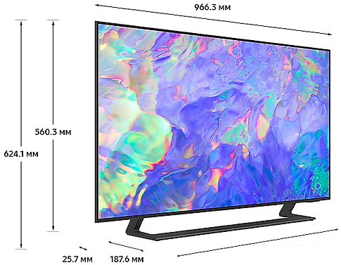 Телевизор Samsung Crystal UHD 4K CU8500 UE43CU8500UXRU