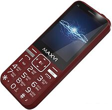 Мобильный телефон Maxvi P3 (винный красный)
