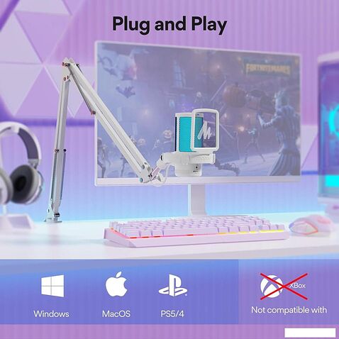 Проводной микрофон Maono DGM20S (белый)