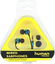 Наушники CBR Human Friends Groovy Blue