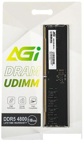 Оперативная память AGI UD238 16ГБ DDR5 4800 МГц AGI480016UD238