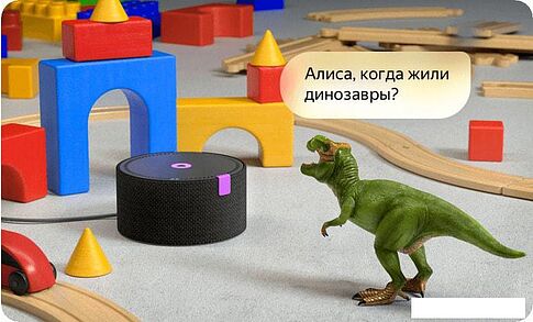 Беспроводная аудиосистема Яндекс Станция Мини (черный)