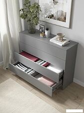 Комод Горизонт Нео 1050 4 ящика (серый графит)