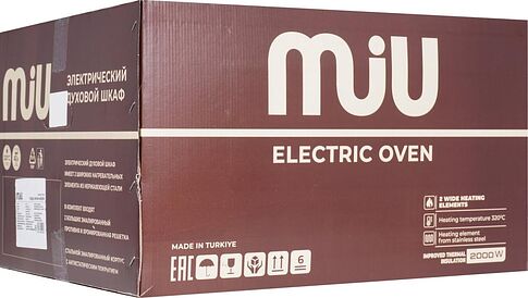 Мини-печь MIU MO-40002KW (белый)