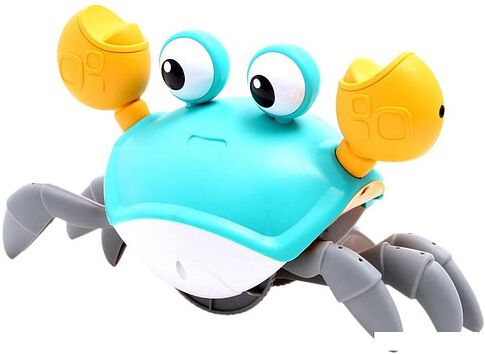 Игрушка-каталка Sima-Land Краб QC-1Y 7865413 (бирюзовый)