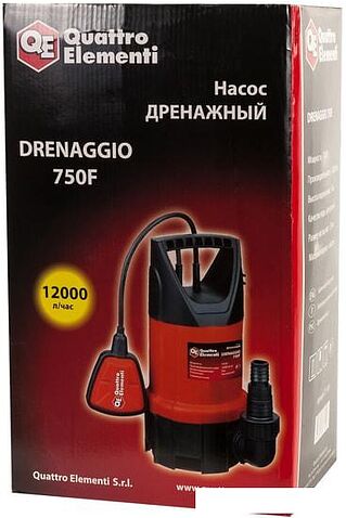 Дренажный насос Quattro Elementi Drenaggio 750 F