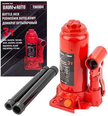 Бутылочный домкрат BaumAuto BM-T90304