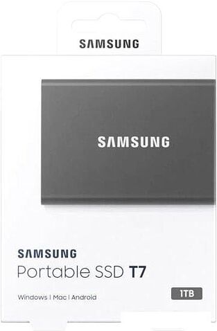 Внешний накопитель Samsung T7 1TB (черный)