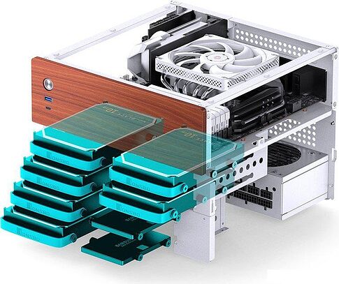 Корпус Jonsbo N4 (белый)