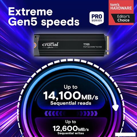 SSD Crucial T705 4TB CT4000T705SSD5