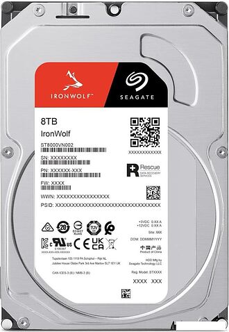 Жесткий диск Seagate IronWolf 8TB ST8000VN002