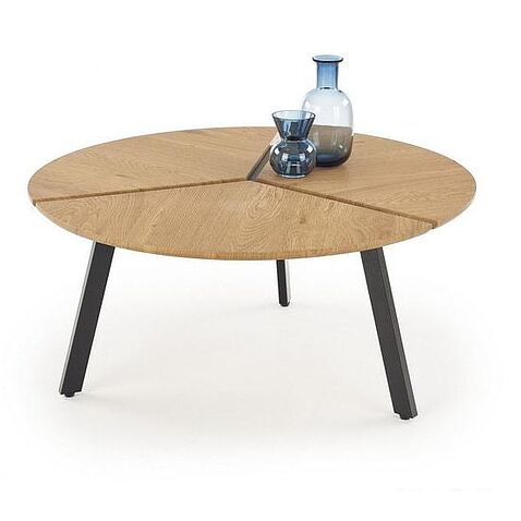 Журнальный столик Halmar Luana (дуб золотой/черный)