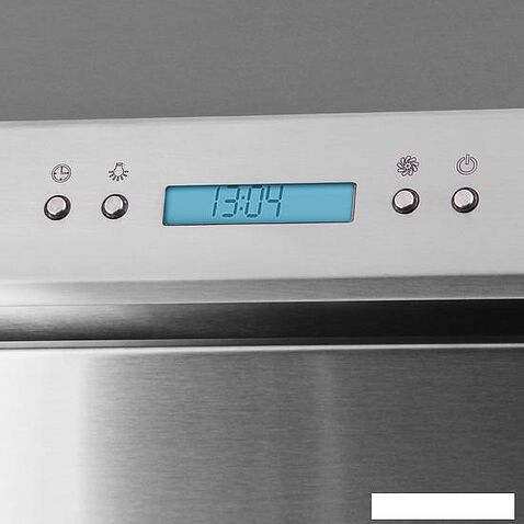 Кухонная вытяжка MAUNFELD Gloria 60 (нержавеющая сталь/черное стекло)