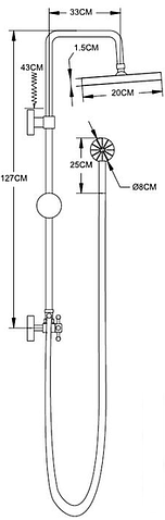 Душевая система Potato P3561