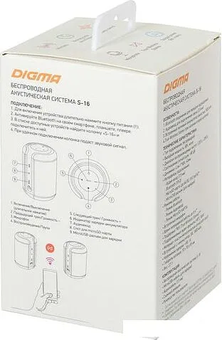 Беспроводная колонка Digma S-16