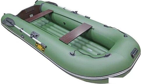 Моторно-гребная лодка Муссон 2900 НД (зеленый)