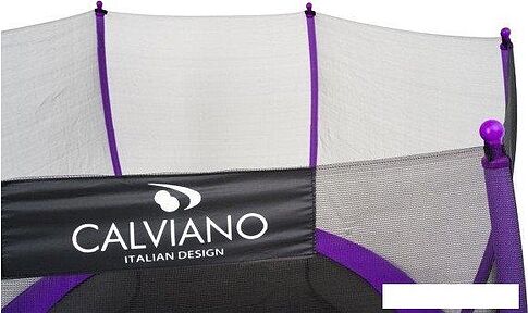 Батут Calviano Outside Master Purple 252 см - 8ft (внешняя сетка, с лестницей)