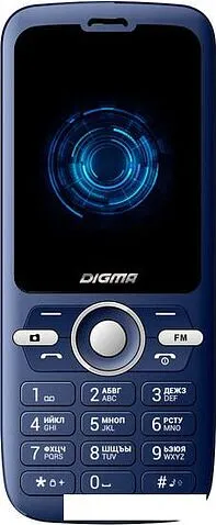 Кнопочный телефон Digma Linx B240 (синий)