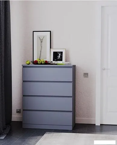 Комод Mio Tesoro Варма 4 (серый)