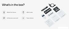 Аппаратный криптокошелек Trezor Model One (белый)