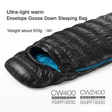 Спальный мешок Naturehike CW400 NH18C400-D (L, черный)