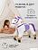 Каталка Amarobaby Funny Horse Лошадка AMARO-28FH-BeFi (белый/фиолетовый)