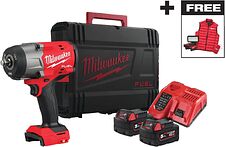 Гайковерт Milwaukee M18 FHIWF2F12MC-502X 4933499452 (с 2-мя АКБ, кейс)