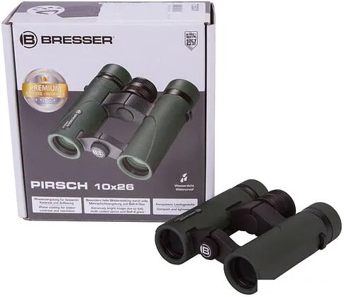 Бинокль Bresser Pirsch 10x26 (зеленый)
