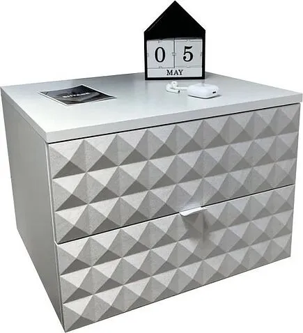 Тумба Shtabe Simple 7002 эко (травертин/белый)