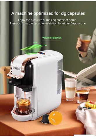 Капсульная кофеварка Hibrew H2B (черный)