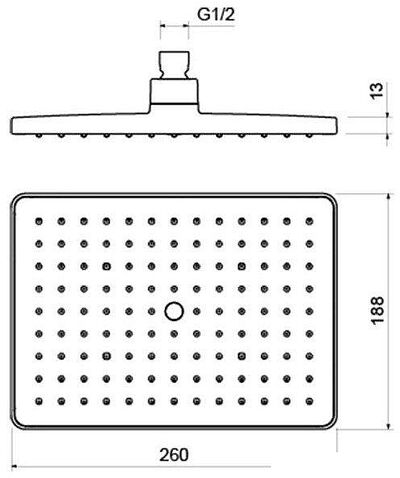 Душевая лейка Aquatek AQ2087MB