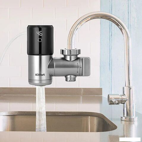Проточный электрический водонагреватель на кран Kitfort KT-6526