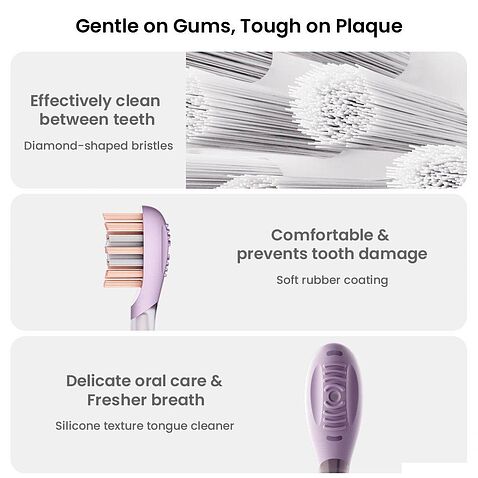 Электрическая зубная щетка Oclean Ease Pro (серебристый)