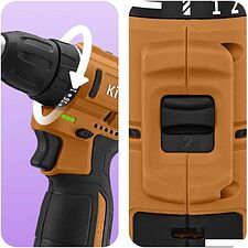 Дрель-шуруповерт Kitfort KT-6504 (с 1-им АКБ)