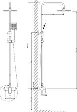 Душевая система  Esko VST115