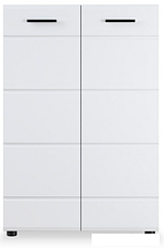 Тумба Империал Йорк 2д (белый жемчуг-белый глянец)