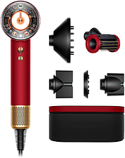 Фен Dyson HD16 Supersonic Nural Straight+Wavy (евровилка, красный бархат/золотой)