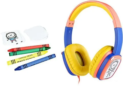 Наушники Harper HN-302 (оранжевый/синий)