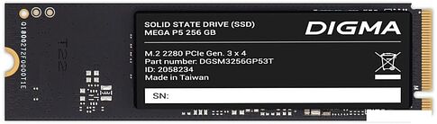 SSD Digma Mega P5 256GB DGSM3256GP53T