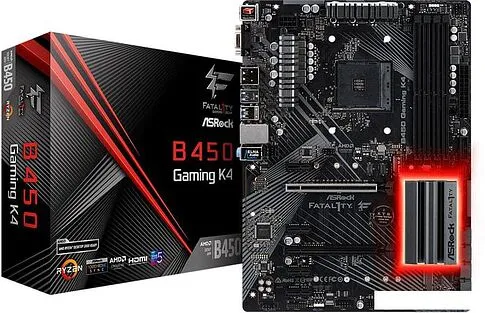 Материнская плата ASRock Fatal1ty B450 Gaming K4
