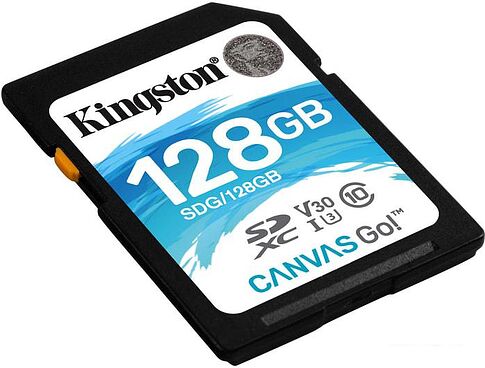 Карта памяти Kingston Canvas Go! SDG/128GB SDXC 128GB