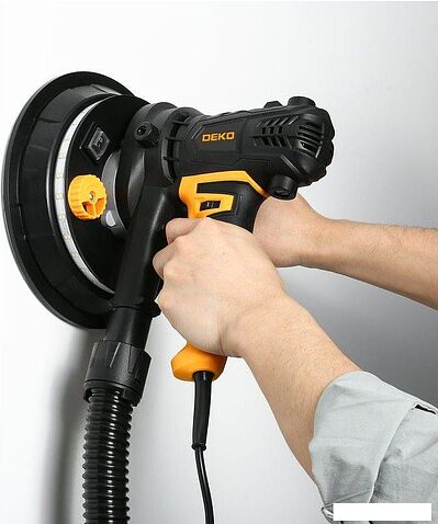 Шлифмашина для стен и потолков Deko DKWS1000 LED 085-1060