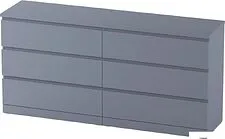 Комод Mio Tesoro Варма 6D (серый)