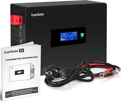 Источник бесперебойного питания ExeGate IdealSine SR-600.LCD.2SH EX295992RUS