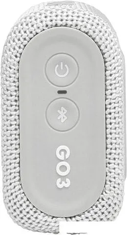 Беспроводная колонка JBL Go 3 (белый)